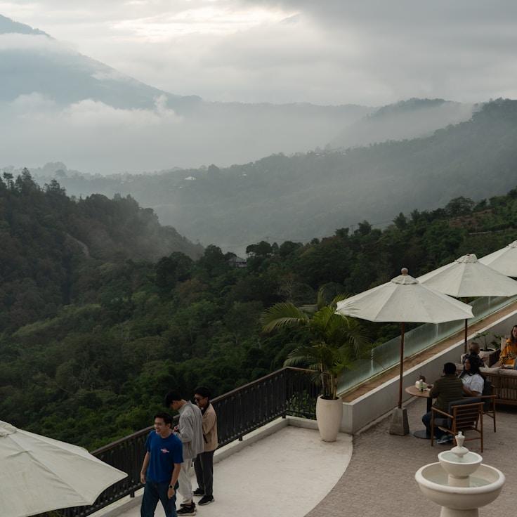 Outdoor terrace seating suitable for families in Zurich